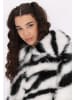 myMo ROCKS Damen Jacket in Weiss Schwarz