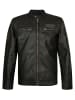 Petrol Industries Kunstlederjacke Dorado in Schwarz