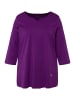 Ulla Popken Shirt in dunkles violett