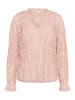 Cream Langarm-Bluse CRTully Straight fit in Sepia Rose