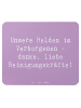 Mr. & Mrs. Panda Mouse Pad Spruch Reinigungskraft Helden mit Spruch in Lavendeltraum