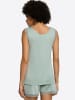 Hanro Shorty Inaya in dark seafoam