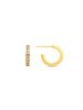 Luxenter Ohrringe Daver mit 18 Karat Gelbgold-Finish – DAVER