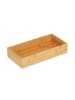 relaxdays Ordnungsbox in Natur - (B)30 x (H)6 x (T)15 cm