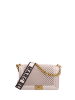 Marc Ellis Handtasche in LIGHT GRAY AND BRASS