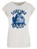 F4NT4STIC Extended Shoulder T-Shirt Hawaii Surf Beach Summer in Whitesand