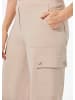 GOLDNER Kurzgröße:  Hose Hose im Cargo-Look in beige