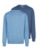 Redmond Pullover Basic in Blau / hellblau