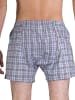 Sugar Pine Boxershorts Classic Check in Grau / Rot