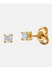 Diamant L'éternel Ohrringe aus 585 Gelbgold mit 0.15 Karat Diamant