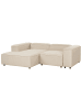 Beliani 3-tlg Modulsofa ARDAL in Beige/Schwarz rechtsseitig