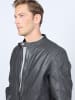 Mustang Lederjacke Max in anthrazit