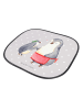 Mr. & Mrs. Panda Sonnennetz Pinguin mit Kind ohne Spruch in Grau Pastell