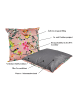 JACK Outdoor Dekokissen Motiv 45x45cm inkl. Füllung Vögel Rosa