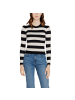 JACQUELINE de YONG Creme Schwarz Viskose Sweatshirt