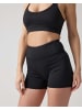 SNOCKS High Waist Hot Pants in Schwarz