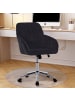 ABRIHOME Buerostuehle in Schwarz ergonomisch Sitzhöhe 50-59 cm 360 Grad drehbar