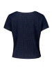 Betty Barclay Strukturshirt mit U-Boot-Ausschnitt in dunkelblau