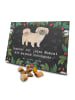 Mr. & Mrs. Panda Hund Adventskalender Pekingese Moment mit Spruch in Kreidetafel