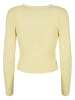 Urban Classics Urban Classics Damen Ladies Short Rib Knit Cardigan in softyellow