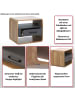 MCW Nachttisch P43, Rivera-Eiche-Optik, dunkelgrau