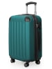 Hauptstadtkoffer Spree - Koffer Handgepäck Bordgepäck Trolley 55 x 36 x 21 cm, 42 L, TSA in Aquagrün