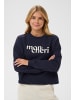 SAINT TROPEZ Sweatshirt PegrinaSZ Oversize fit in Night Sky