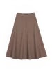 Zero  A-Linien-Rock mit Muster in Beige/Brown