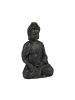 relaxdays Buddha Figur in Dunkelgrau - (H)30 cm