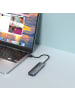 Wozinsky USB-A Hub Wozinsky WHS080YSS 4x USB 3.0 mit Schaltern – Grau in Grau
