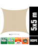 AMANKA Sonnensegel White Sands 500 x 500cm in beige