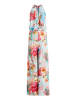 Vera Mont Jumpsuit mit Blumenprint in Blue/Rosé