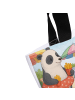 Mr. & Mrs. Panda Shopper Panda Schwimmbad Pommes Design mit Spruch in Weiß