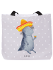 Mr. & Mrs. Panda Tote Bag Axolotl Tequila ohne Spruch in Grau Pastell