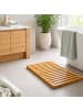 relaxdays Badematte in Natur - (B)59,5 x (H)2,5 x (T)39 cm