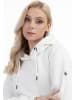 DreiMaster Damen Oversized Kapuzenpullover in Wollweiss