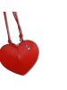 Florence Leder Umhängetasche Florence Tasche rot ca. 21cm