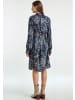 Melrose Volantkleid in blau