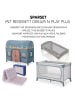 Hauck Reisebett Set Dream N Play Plus inkl. Spielzelt, in grau,blau