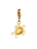 Nenalina Charm 925 Sterling Silber Schildkröte in Gold