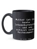 Mr. & Mrs. Panda Tasse Mama Ratschläge mit Spruch in Schwarz