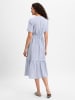 Ambiance Kleid in marine weiß - 0001