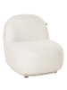 Beliani Sessel LOVBERG in Weiß - (W) 71 x (H) 74 x (L) 80 cm