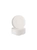 Villeroy & Boch 6er Set Kaffeeuntertassen Afina ø 14,2 cm weiß in weiß