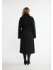 VINAJA Women Übergangsmantel Aus Wollgemisch in Schwarz