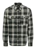 Only&Sons Shacket Hemd Kariertes Langarm Holzfäller Shirt ONSMILO in Schwarz-2