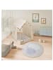Atticgo Waschbarer Kinderteppich CANDY rund in creme