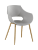 Vivorum Stuhl Alice 110 2er-Set in Grau