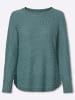 Sieh an! Langarm-Pullover in jade