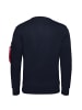 Alpha Industries Sweatshirt Alpha Label Sweater in blau